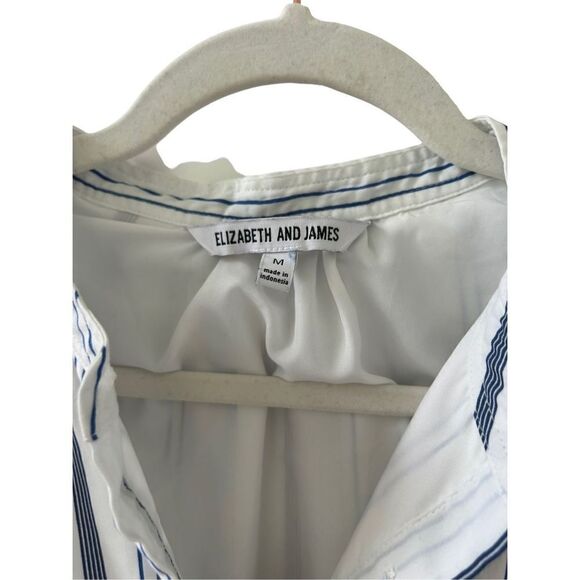 Elizabeth and James Joana Striped Tunic Mini Dress Women’s Size Medium - Picture 3 of 7